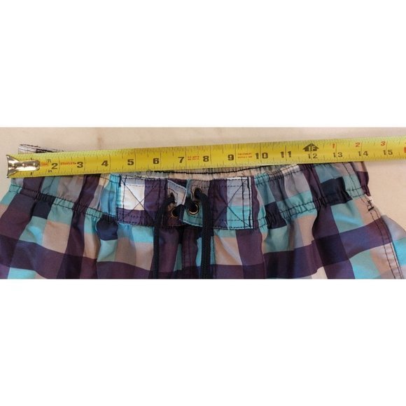 Polo Men's Swim Shorts Trunks Size‎ M Purple Blue Gray Beverly Hills Polo Club - Picture 6 of 9